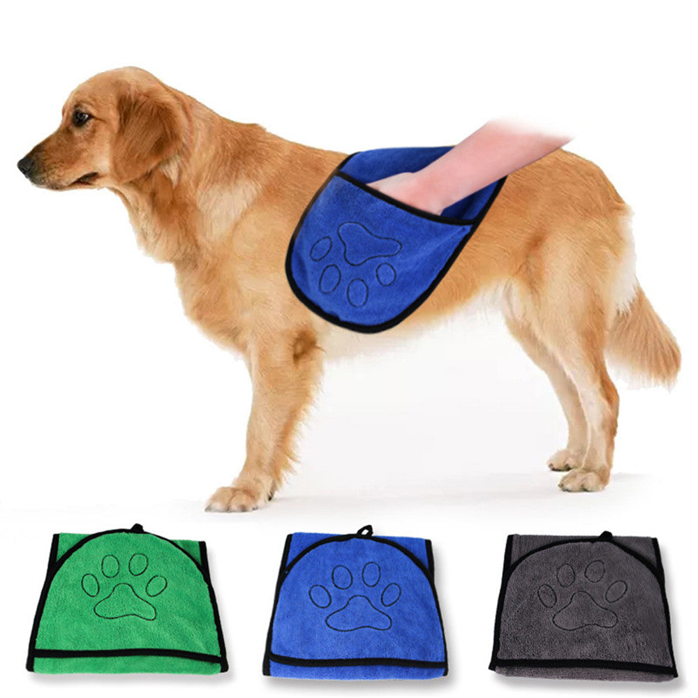 Pet Absorbent Bath Towel