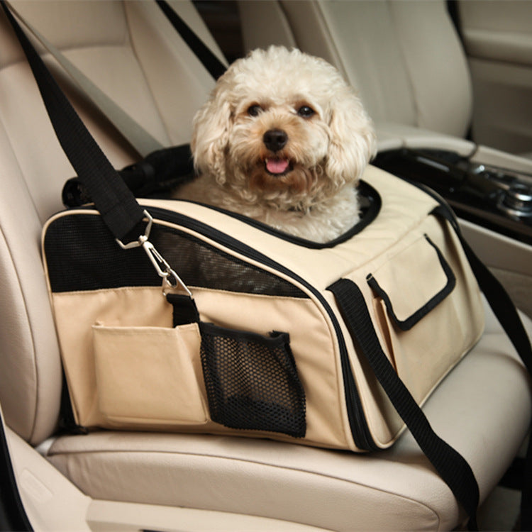 Folding Pet Car Seat Hammock Carrier Travel Bag