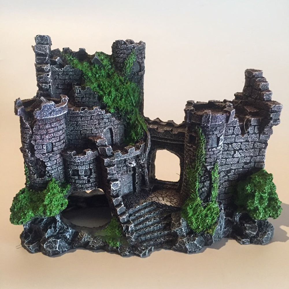Resin Castle Decoration For Fish Tanks