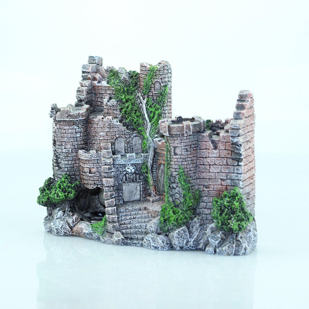 Resin Castle Decoration For Fish Tanks