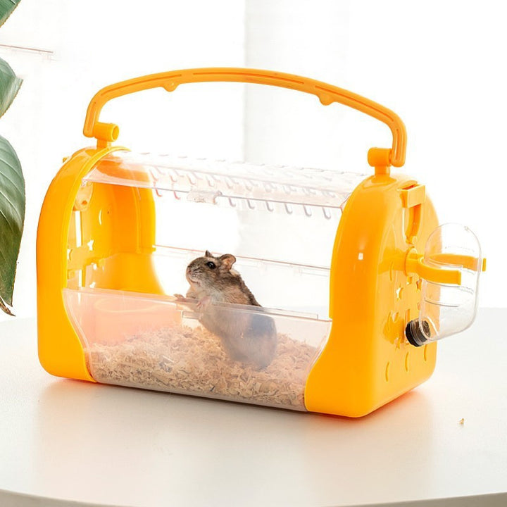 Portable Transparent Hamster Carry Bag Cage