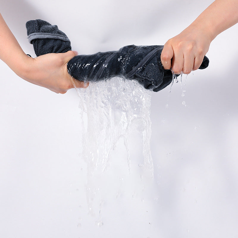Pet Adjustable Bathrobe Absorbent Drying Grooming Clothes
