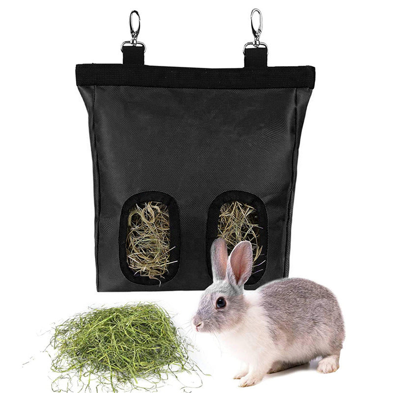 Hanging Rabbit Hay Feeder Bag For Small Animals