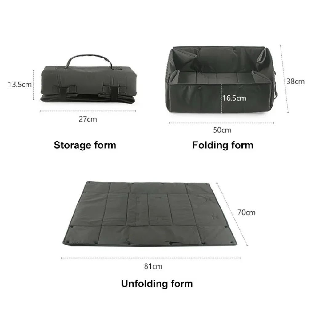 Pet Portable Travel Bed 3 In 1 Carrier Mat Cushion