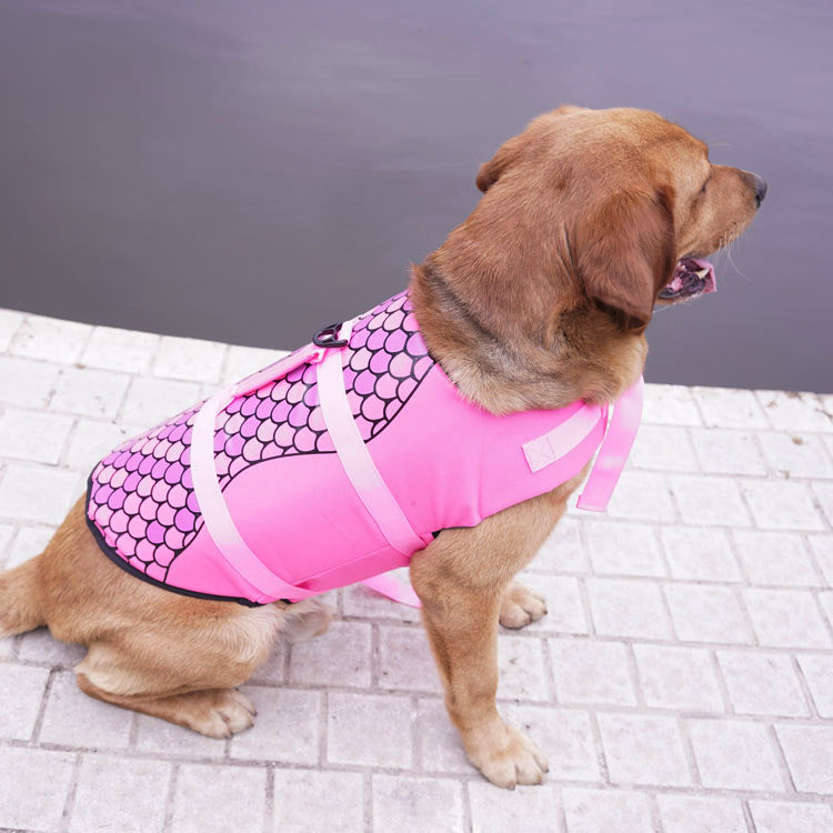 Pet Safety Life Jacket Buoyant Swimming Vest