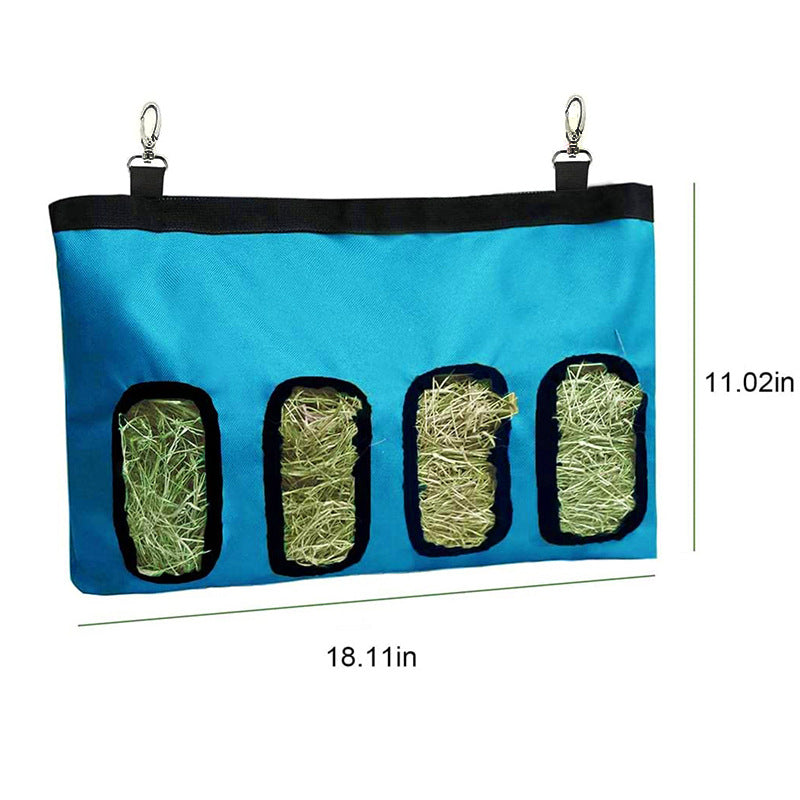 Hanging Rabbit Hay Feeder Bag For Small Animals