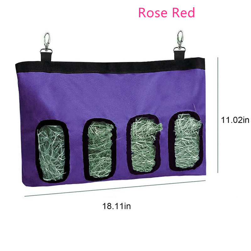 Hanging Rabbit Hay Feeder Bag For Small Animals
