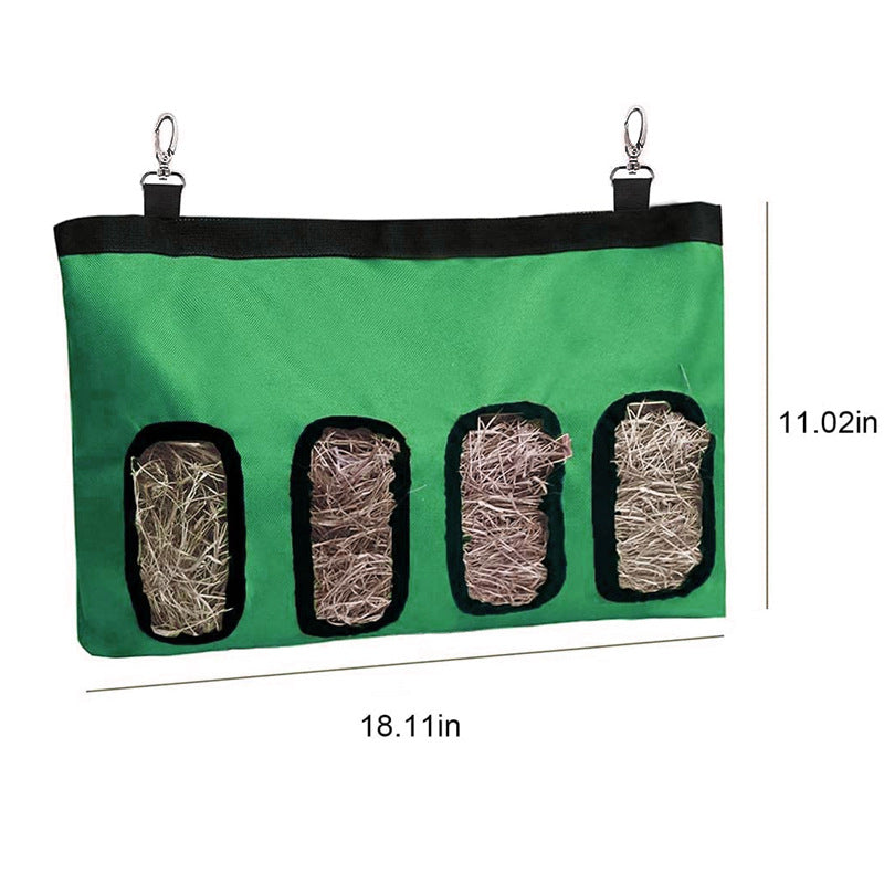 Hanging Rabbit Hay Feeder Bag For Small Animals