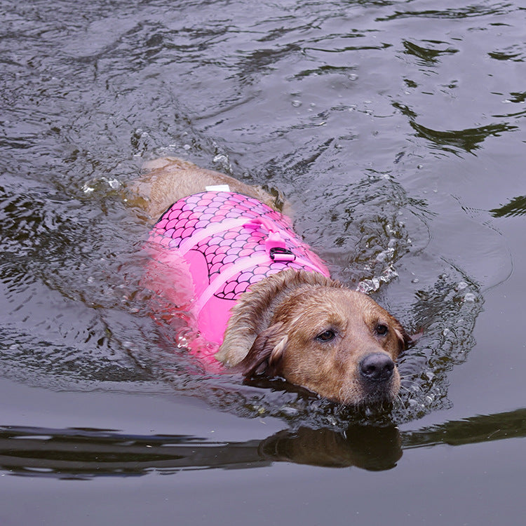 Pet Safety Life Jacket Buoyant Swimming Vest