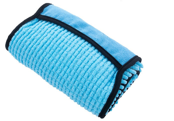 Pet Solid Color Bath Towel Absorbent Drying Cloth