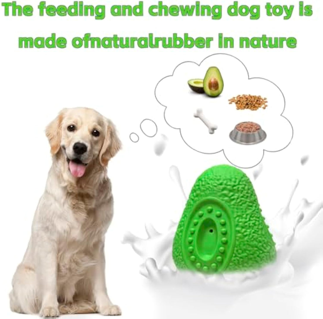 Indestructible Rubber Pet Chew Toy For Aggressive Chewers And Teething