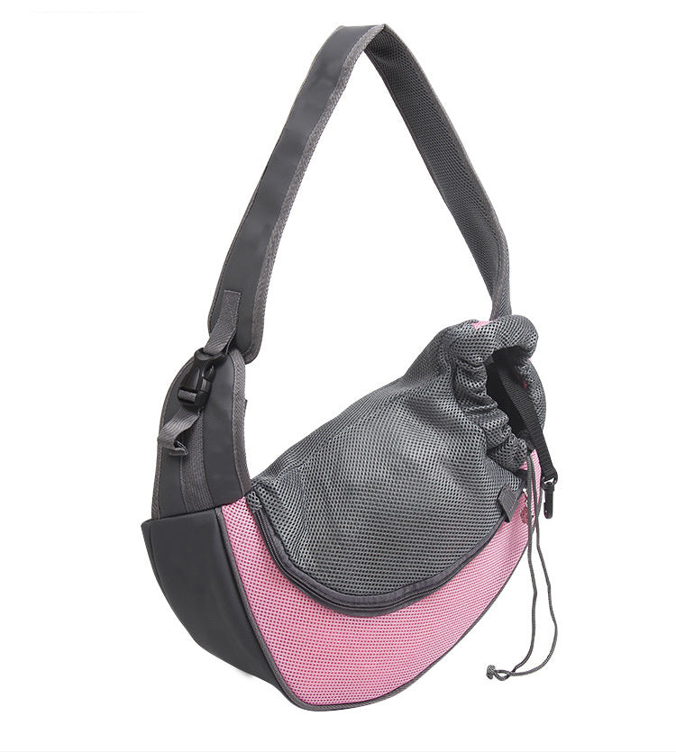 Outdoor Mesh Oxford Pet Carrier Shoulder Travel Bag