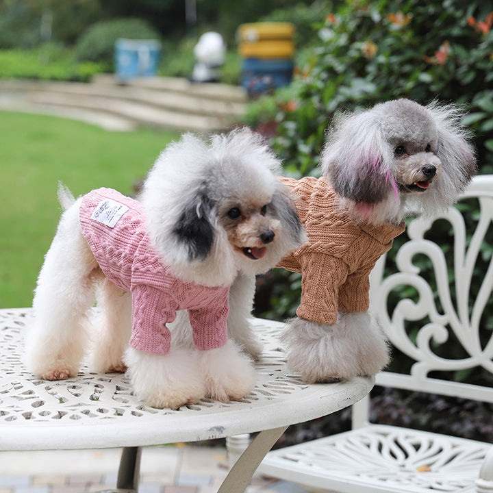 Pet Sweater Warm Knitted Comfortable Clothing