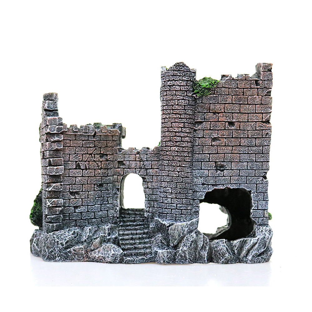 Resin Castle Decoration For Fish Tanks