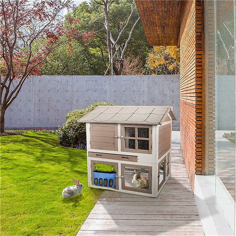 Hanging Rabbit Hay Feeder Bag For Small Animals