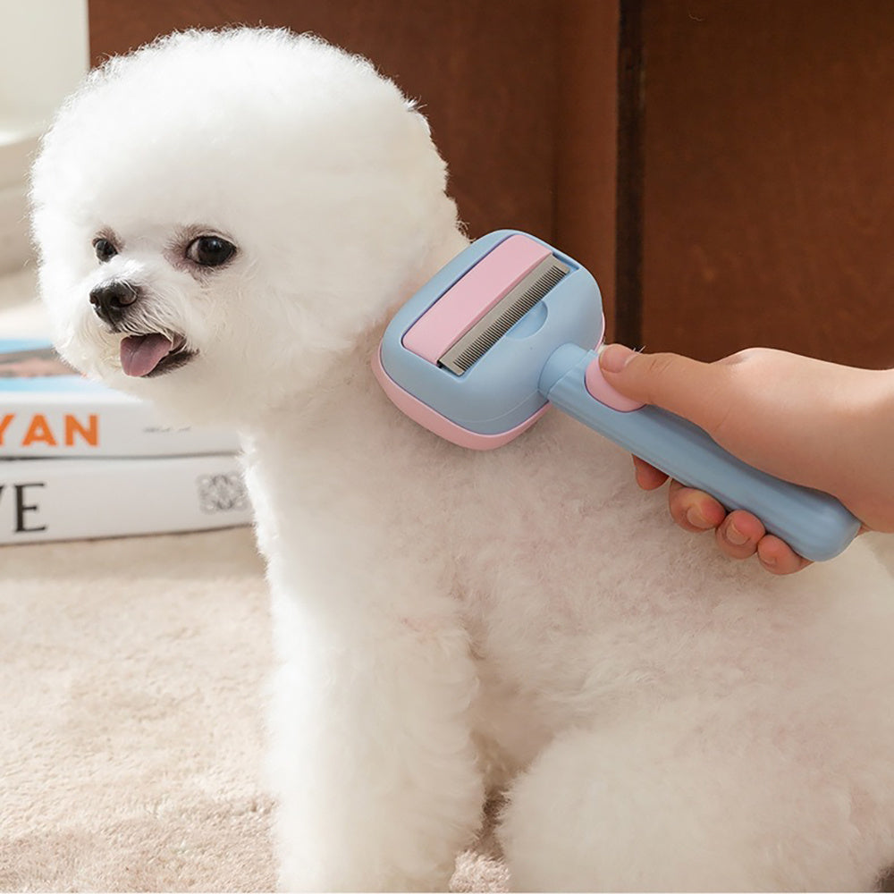 Pet Grooming Deshedding Brush Dematting Hair Removal Tool