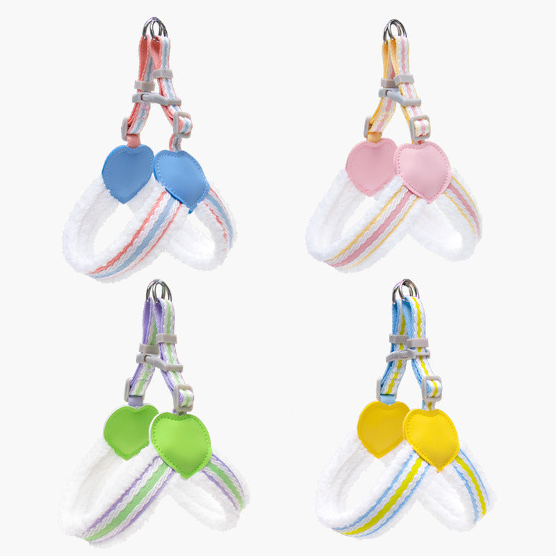 Breathable Pet Chest Vest Leash For Summer Walking And Control