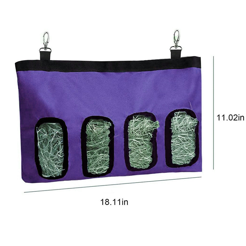 Hanging Rabbit Hay Feeder Bag For Small Animals