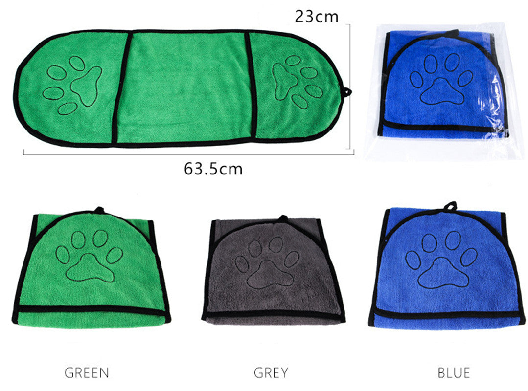 Pet Absorbent Bath Towel