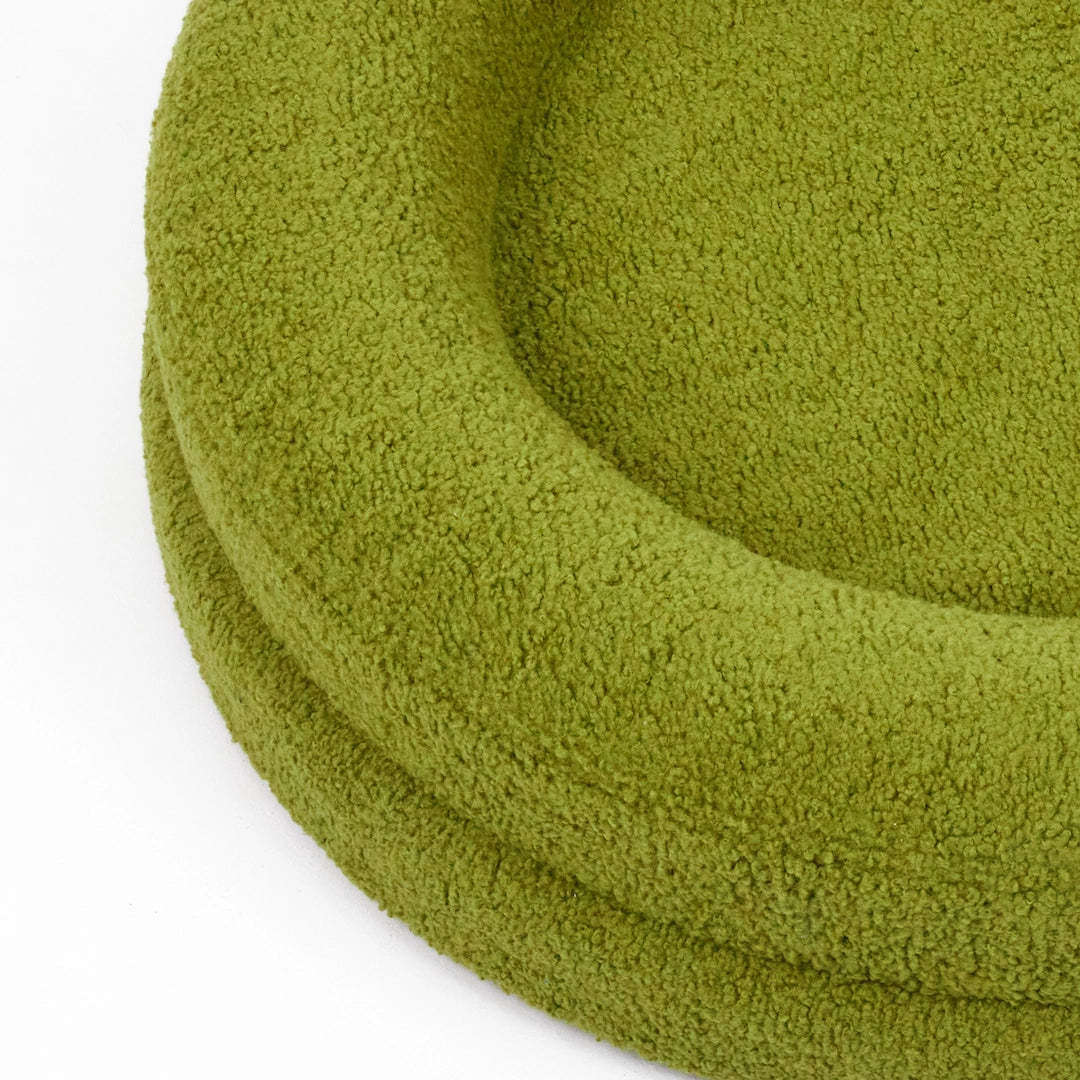 Solid Color Round Pet Bed Leisure Comfort Nest