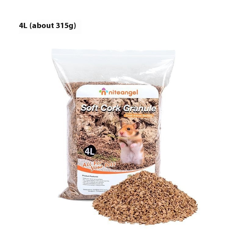 Dust-Free Oak Cork Hamster Bedding Landscaping Supplies