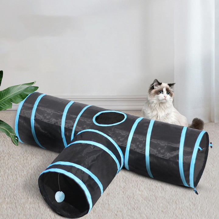 New Foldable Pet Tunnel Climbing Path Interactive Play Toy
