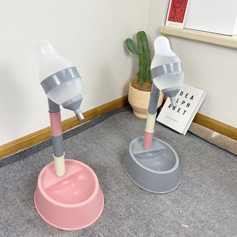 Automatic Pet Water Dispenser Adjustable Height Drinking Fountain