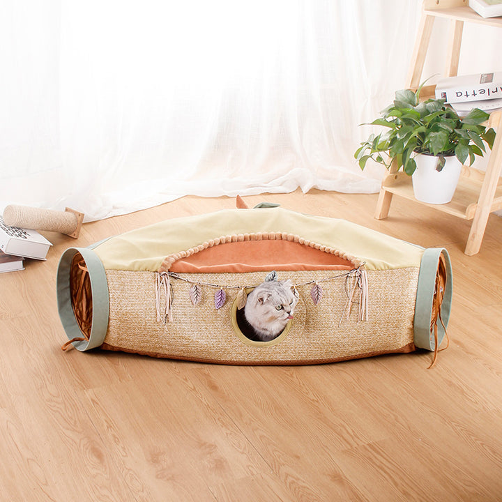Pet Net Red Litter Roll Totoro Toy Drilling Hole Supplies