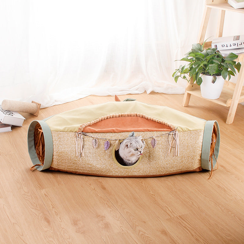 Pet Net Red Litter Roll Totoro Toy Drilling Hole Supplies