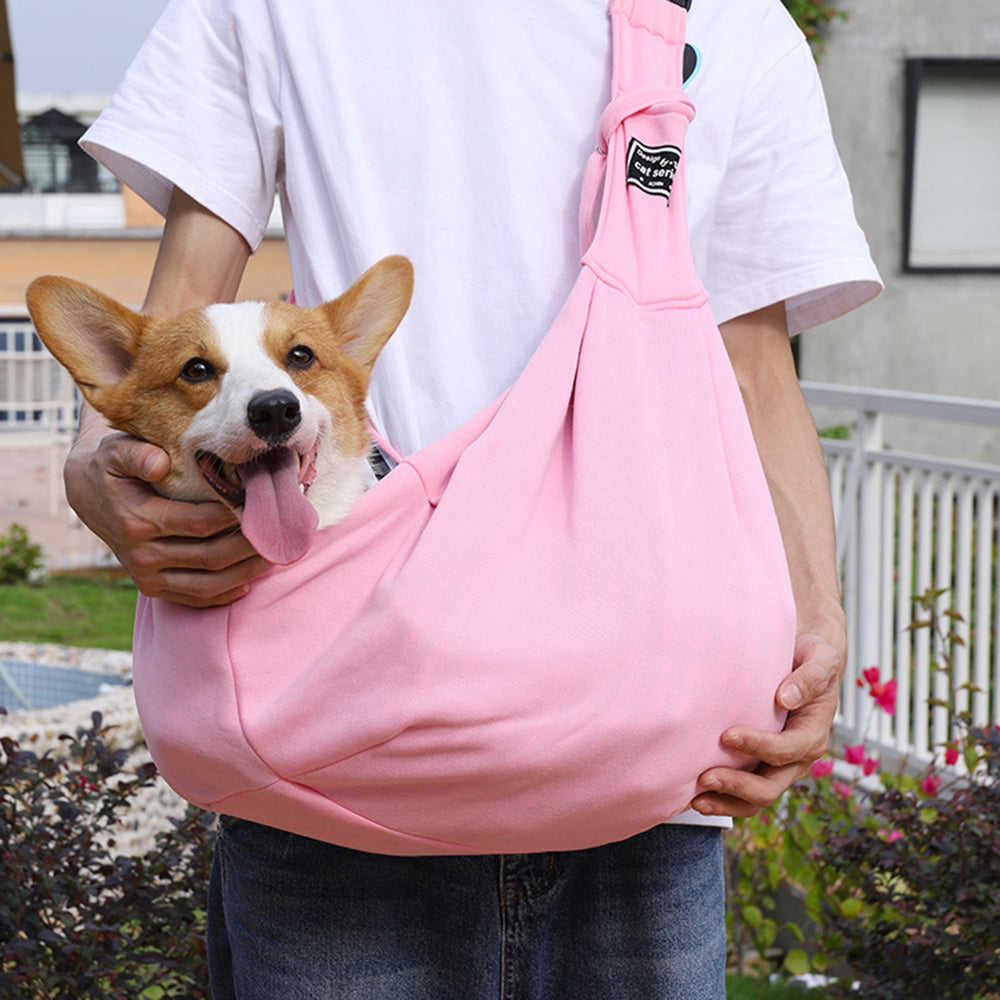 Outdoor Cotton Pet Shoulder Carrier Travel Sling Bag
