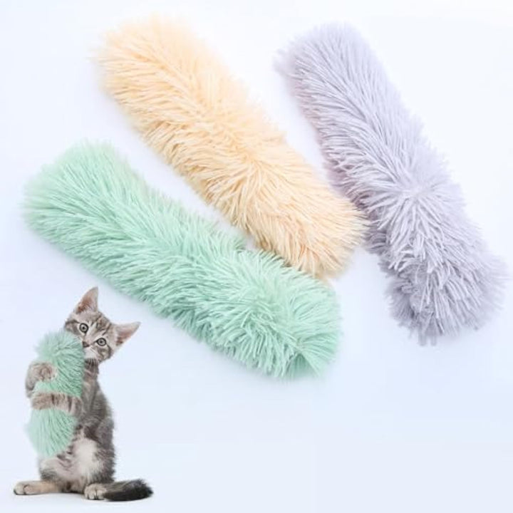 Interactive Pet Pillow Crinkle Sound Catnip Toy Indoor Exercise Cushion