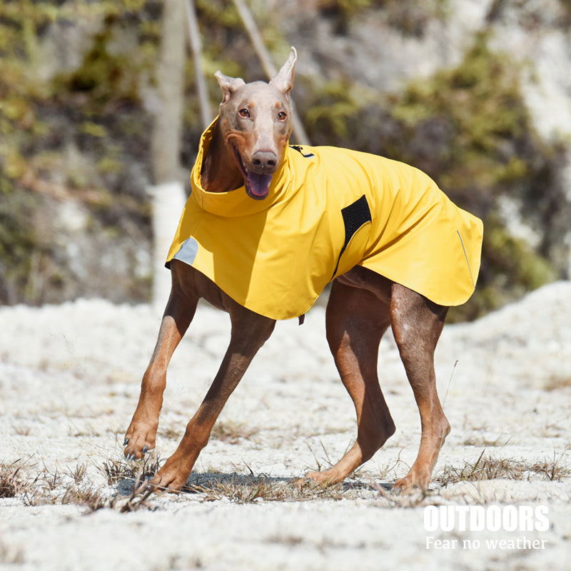 Waterproof Windproof Pet Shell Rain Jacket Coat