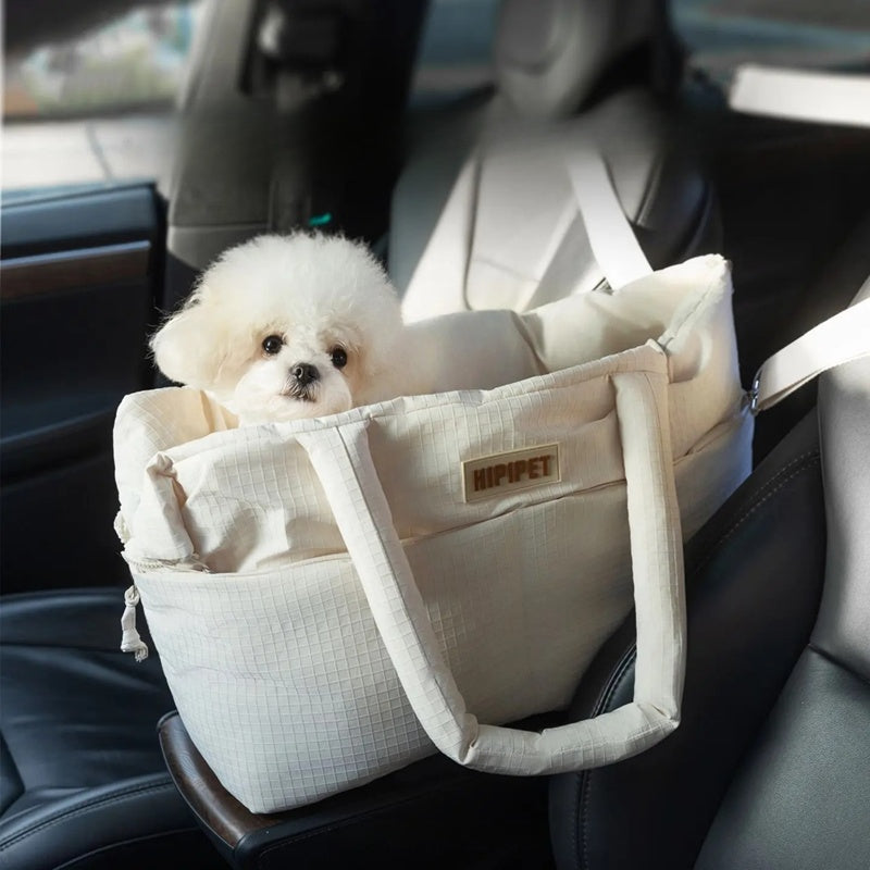 Pet Portable Car Seat Carrier Adjustable Safety Leash