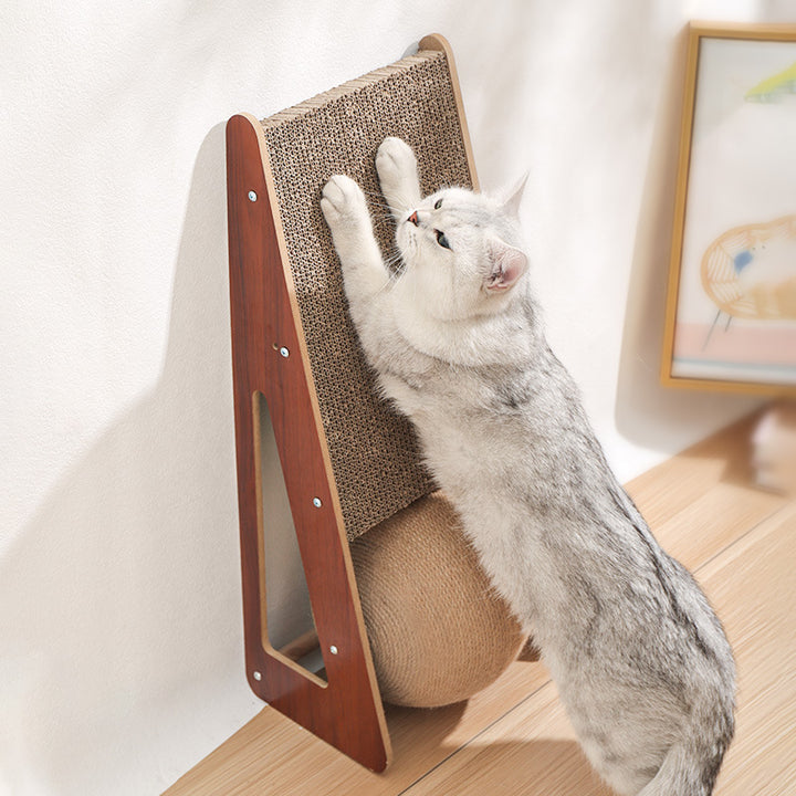 Corrugated Pet Scratching Board Toy For Claw Care