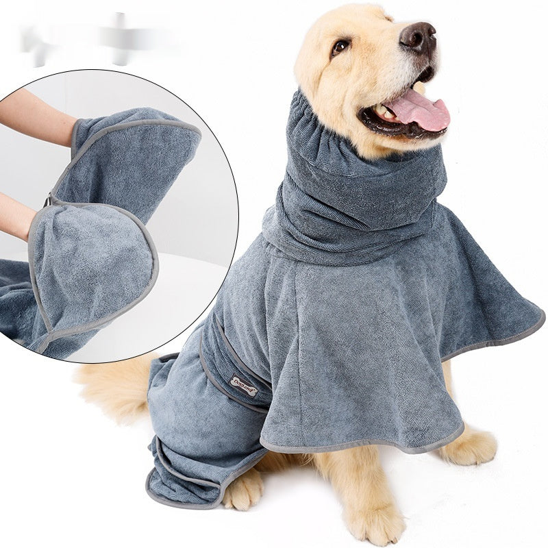 Pet Cotton Bath Towel Strong Water Absorbing Quick Drying