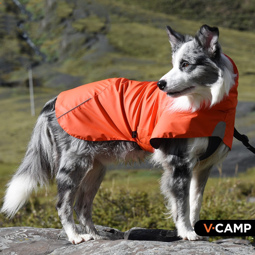 Waterproof Windproof Pet Shell Rain Jacket Coat